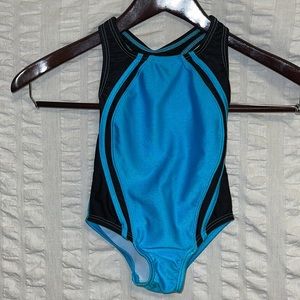 Speedo Kids Blue and Black Swimsuit